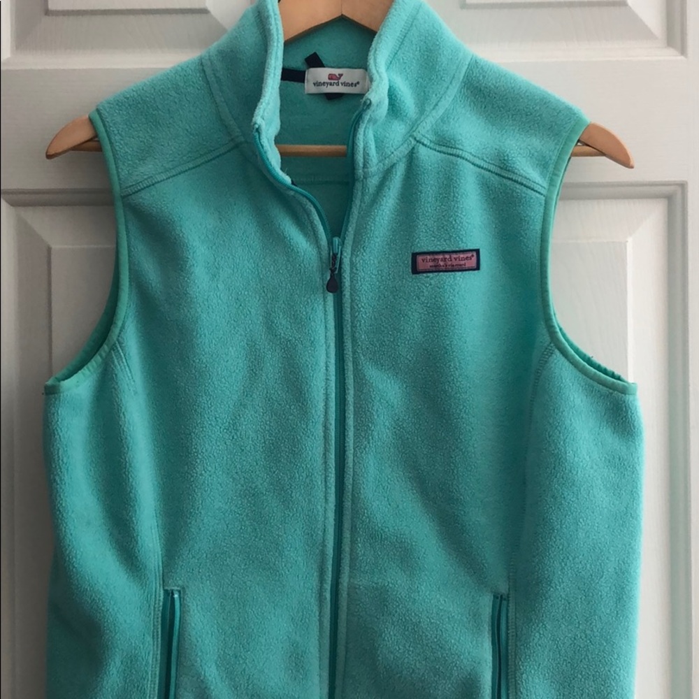 Vineyard Vines turquoise vest
